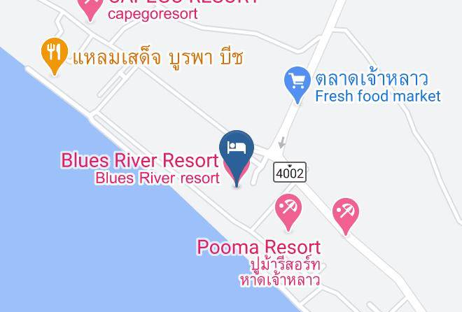 Amphoe Tha Mai - Blues River Resort Maps