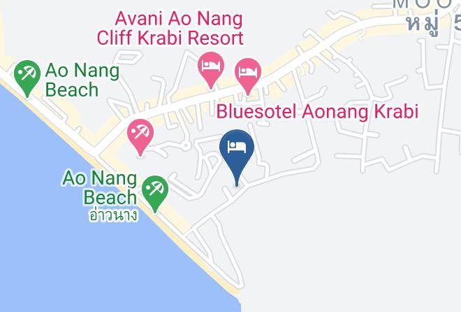 Mueang Krabi District - Bluesotel Smart Krabi Aonang Beach Maps