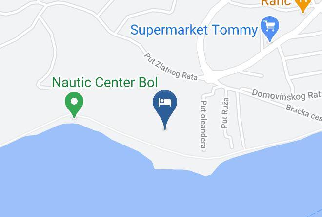 Bol - Bluesun Hotel Borak Maps