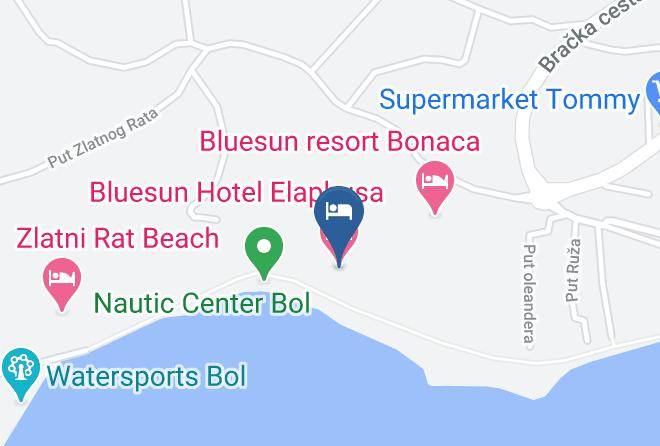 Bol - Bluesun Hotel Elaphusa Maps