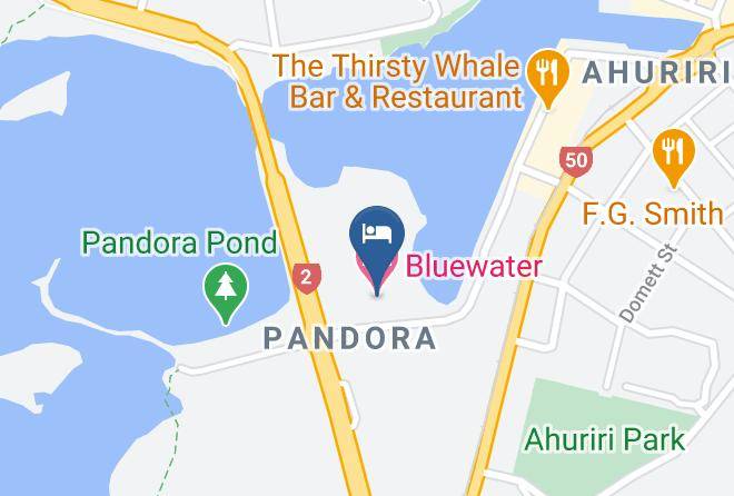 Napier - Bluewater Hotel Napier Maps