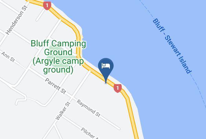 Invercargill - Bluff Ocean Vista Accommodation Maps