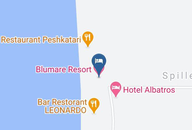 Rrogozhine - Blumare Resort Maps