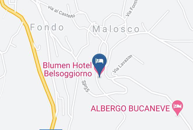 Blumen Hotel Belsoggiorno Map