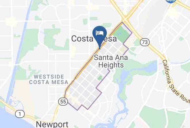 Oc Hotel Costa Mesa Map