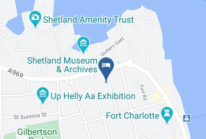 Shetland Islands - Blydest Self Catering Maps