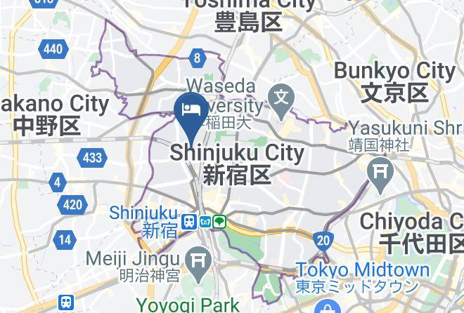 Shinjuku Ward - Bmj Shinjuku Okubo Maps