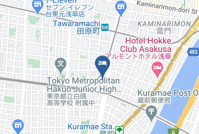 Taito Ward - Bnb Asakusa Kuramae Maps