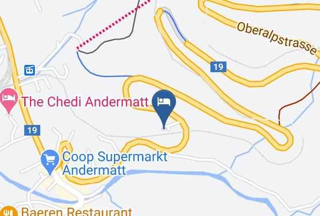 Andermatt - Bnb Bellavista Privatzimmer Andermatt Maps