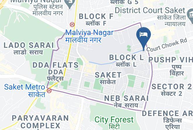 New Delhi - Bnb Chrysalis Maps