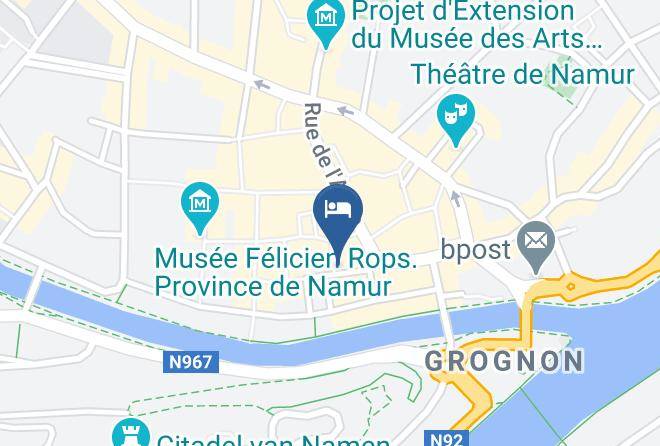 Namur - Bnb City Chambres Cosy A Namur Maps