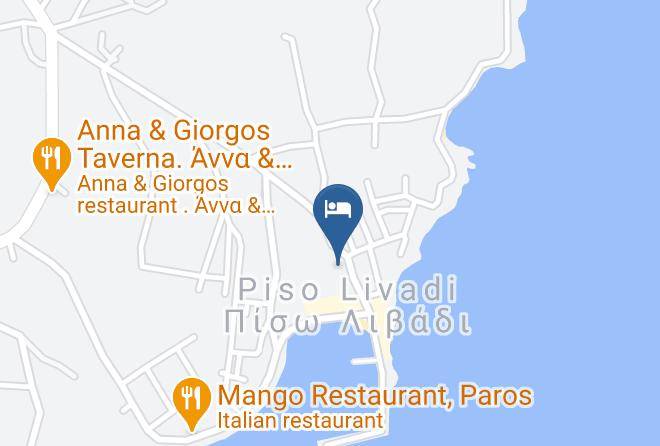 Paros - Bnb Paros Piso Livadi Maps