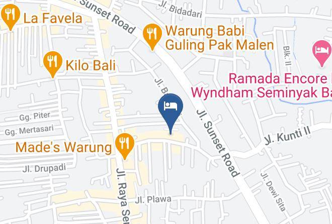 Badung Regency - Bnb Style Hotel Seminyak Maps