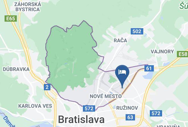 Nove Mesto - Bnc Hotel Maps