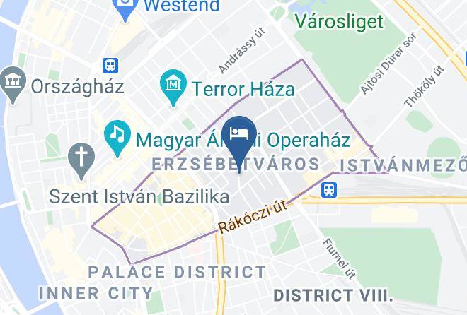 Budapest Erzsebetvaros - Bo33 Hotel Family & Suites Maps