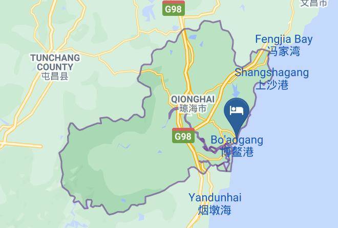 Qionghai - Boao Yudaiwan Hotel Maps