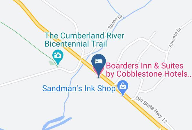 Cheatham - Boarders Inn & Suites By Cobblestone Hotels Ashland City Maps