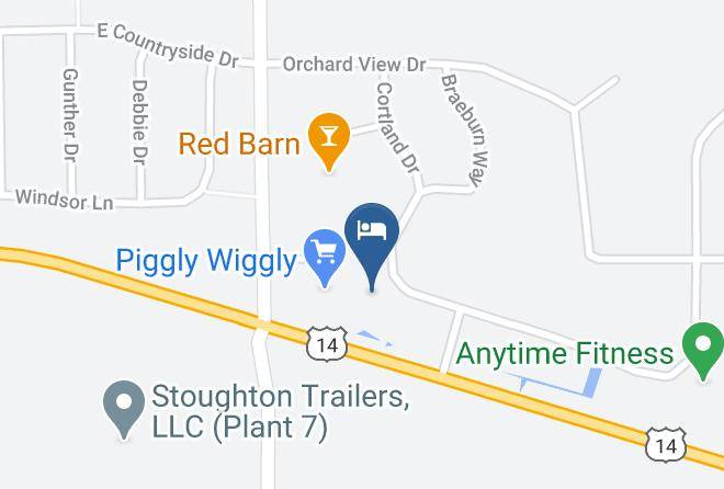 Rock - Boarders Inn & Suites By Cobblestone Hotels Evansville Maps