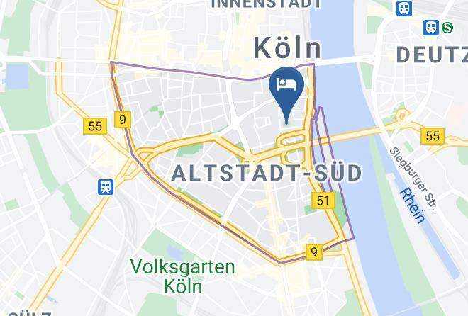 Cologne - Boarding Home Am Schokoladenmuseum Maps