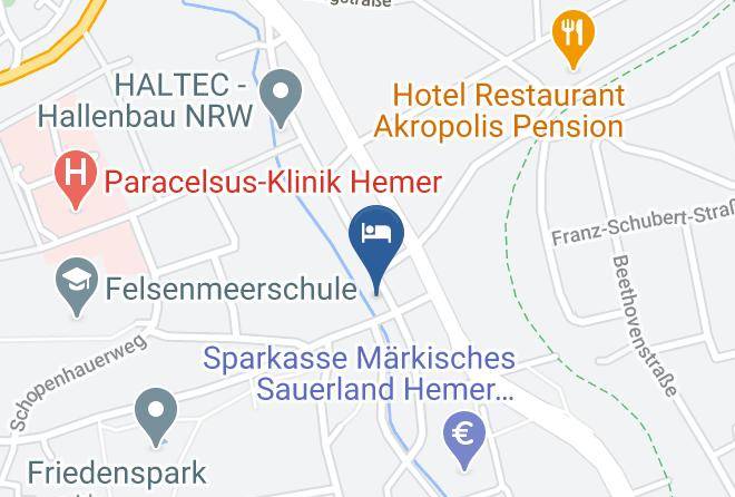 Boarding House Hemer Map - North Rhine Westphalia - Markischer Kreis