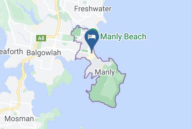 Northern Beaches - Boardrider Backpacker & Budget Motel Maps
