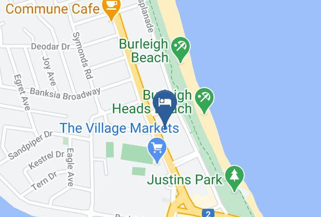 Gold Coast - Boardwalk Burleigh Beach Maps