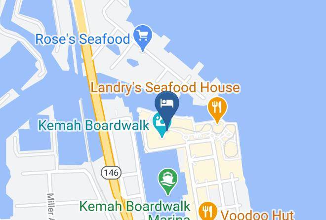 Galveston - Boardwalk Inn Maps