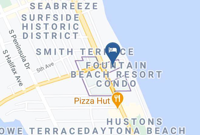 Boardwalk Inn & Suites Daytona Beach Map