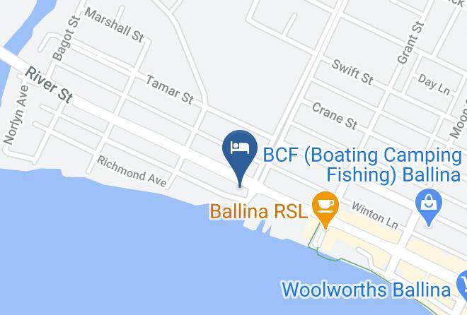 Ballina - Boardwalk Motel Maps