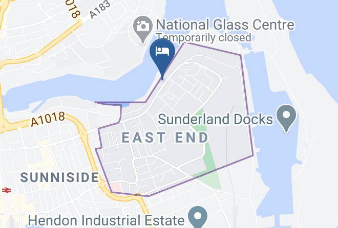 Sunderland - Boars Head Boutique Hotel Maps