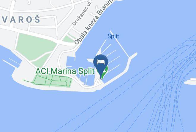 Split - Boat Princess 62 Pamango Maps