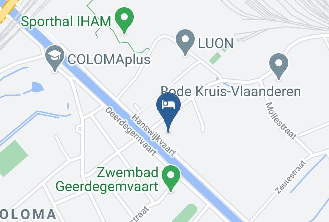 Antwerp - Boat&breakfast Slapen Op Water Maps