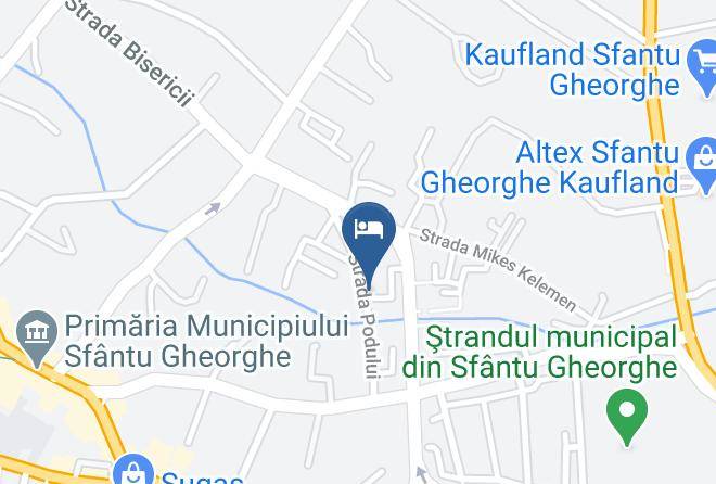 Sfantu Gheorghe - Pensiunea Bobo Maps
