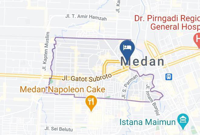 Kota Medan - Bobotel Gatot Subroto Medan Maps