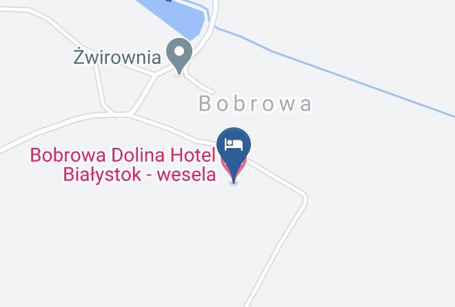 Bobrowa Dolina Hotel Bialystok Wesela Map