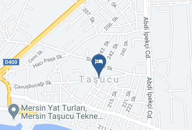 Silifke - Bobus Restaurant & Bungalow Maps