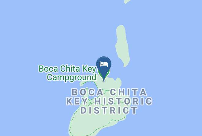 Miami Dade - Boca Chita Key Campground Maps