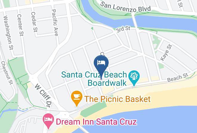 Santa Cruz - Boca Del Cielo Inn Maps