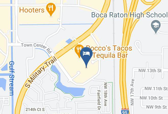 Boca Raton Marriott At Boca Center Map