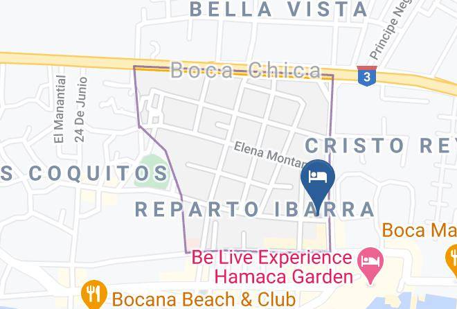 Boca Chica - Bocachica Beach Hotel Maps