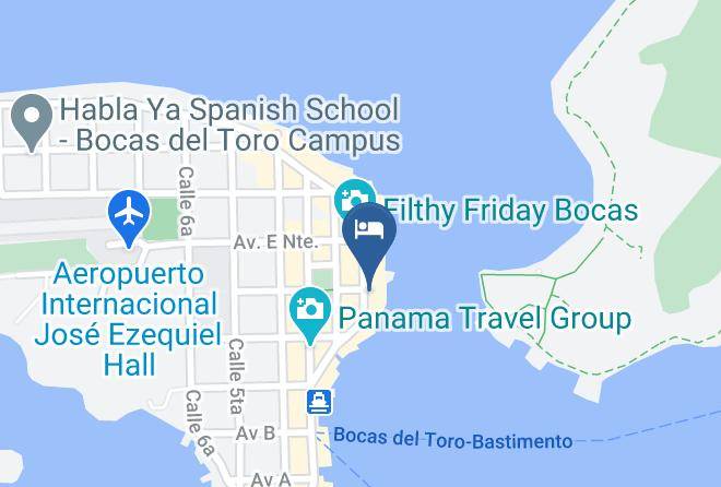 Bocas Del Toro - Bocas Paradise Hotel Maps