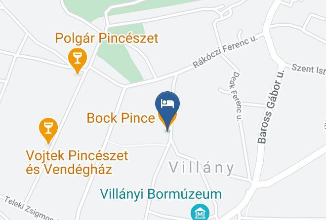 Villany - Bock Pince Maps