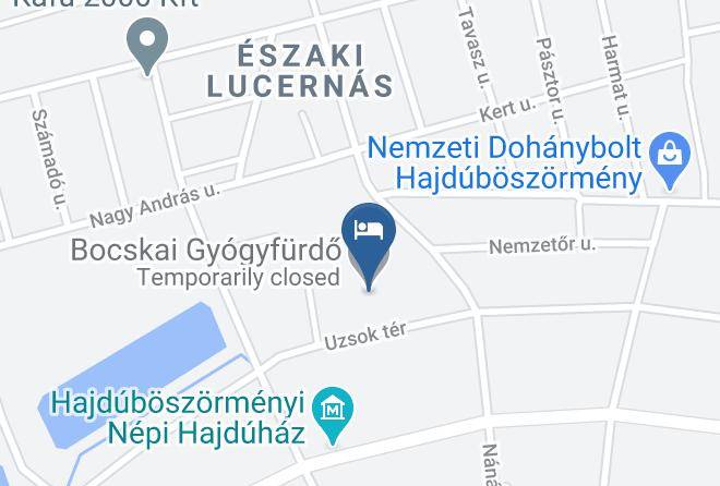 Bocskai Gyogyfurdo Map