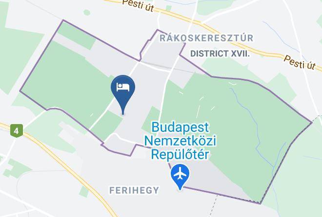 Budapest 17 Kerulet - Bocskai Panzio Maps