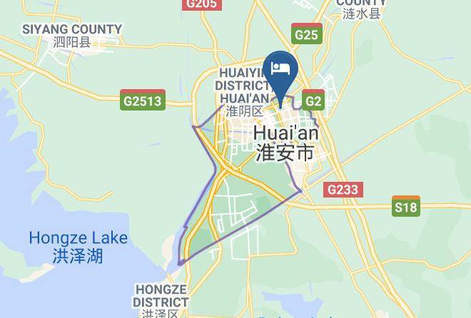 Huaian - Bode Boutique Theme Hotel Maps