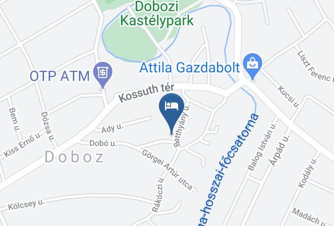 Doboz - Bodor Porta Maps