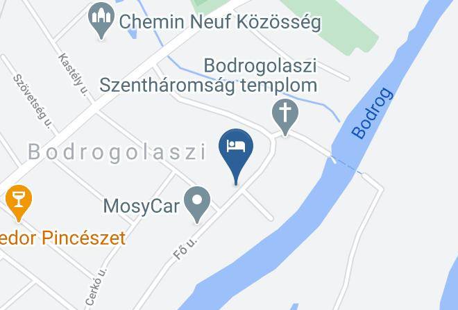 Bodrogolaszi - Bodrog Parti Vendeghaz Maps
