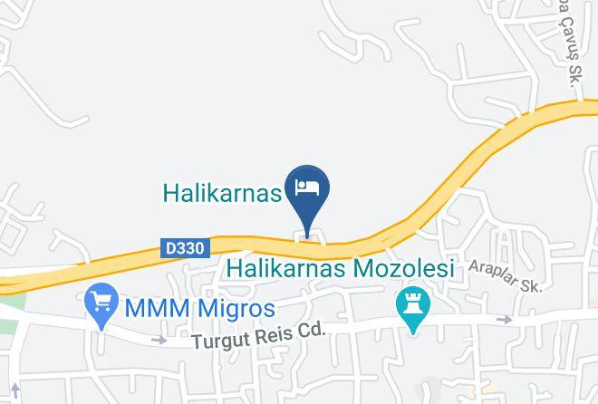 Bodrum - Bodrum Antik Tiyatrosu Maps