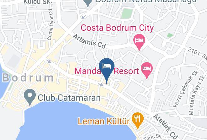 Bodrum - Bodrum Central Suites Maps