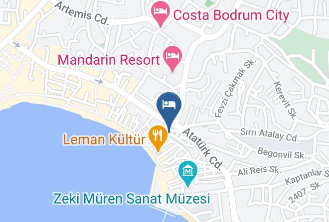 Bodrum - Durak Otel Bodrum Maps